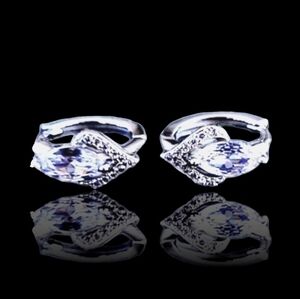 NWT 925 Sterling Silver/Crystal Earrings